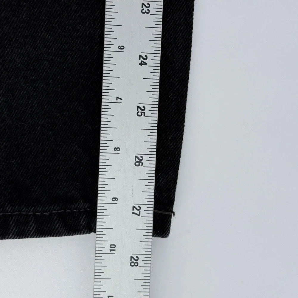 Levis 550 Relaxed Fit Faded Black Denim Jeans Mens 40x30 CW-0423 3757